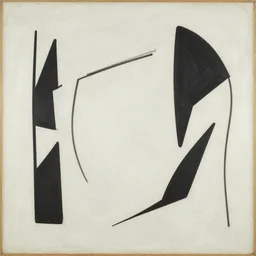 abstract minimalism art painting, lines, forms, shapes, in style of georges braque,