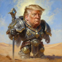 portrait oil painting, perfect expression, subconscious connects, purified consciousness, dune, warcraft, great maga king donald j trump, fantasy character portrait, ultra realistic, wide angle, intricate details, mass effect, artifacts, luminous skies, highly detailed, michael cheval, peter mohrbacher, boris vallejo, jessica rossier, oil painting, highly detailed, cinematic lighting, unreal, natural tpose