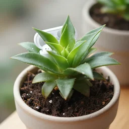 airpod plant, photo, nature, in a flower pot