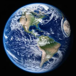photo of the earth and the moon 4k resolution