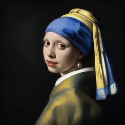 portrait en buste of rachel weisz by johannes vermeer, baroque, delft, intricate, highly detailed, royal gallery, oil painting