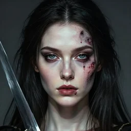 a detailed facial portrait of the queen of blades, a beautiful face, mutation, by tom bagshaw, by dorian cleavenger, zdzisław beksinski, bastien lecouffe - deharme trending on artstation
