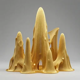 knitting gold architecture by giger alien