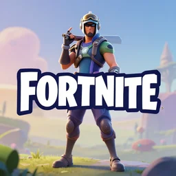 Fortnite text logo English