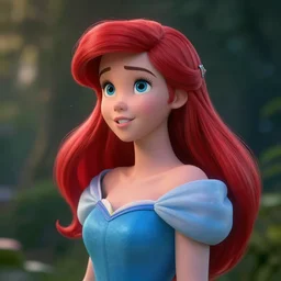 princess ariel, naturel, hyper detailed, digital art, trending in artstation, cinematic lighting, studio quality, smooth render, unreal engine 5 rendered, octane rendered, art style by klimt and nixeu and ian sprigger and wlop and krenz cushart