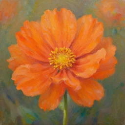 color naranxa, oil painting
