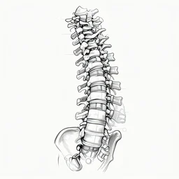 biomechnical spine parts cybernetic tattoo stencil