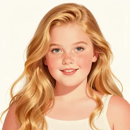 a curvy, radiant, bubbly, 2 5 - year - old canadian plus - size model, long strawberry - blond hair, creamy skin, portrait, illustration by rolf armstrong