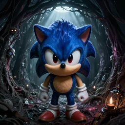 creepy found footage of sonic the hedgehog zoom fisheye staring into your soul terrifying backrooms horror