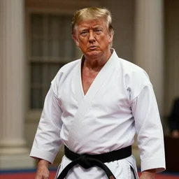 still of donald trump as the karate kid