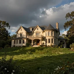 big house on a hill
