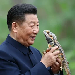 chinese president loving pet lizard