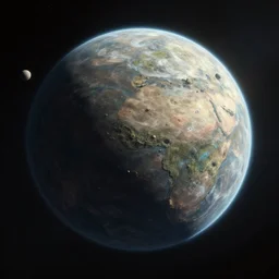 an alien planet, realistic, detailed, unreal engine,