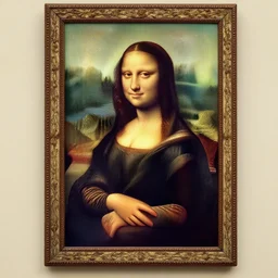 the Mona Lisa in the style of Van Gogh