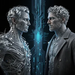 epistemology by jeffrey smith and wlop and gustave dore, featuring rhodium wires, circuitry, code, binary, cryptonomicon, dmt entity, ambient occlusion, 3 d concept render, scientifically accurate, artstation, intricate, beautiful, look at that detail!