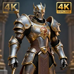 holy paladin, highly detailed, 4 k, hdr, smooth, sharp focus, high resolution, award - winning photo, artgerm, photorealistic