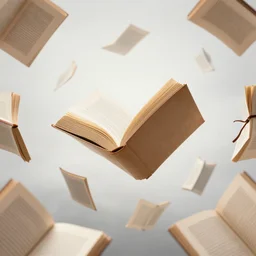 flying books