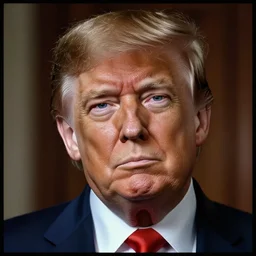 portrait of donald trump, vga