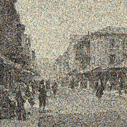 Long Shot af a busy street 1756, award winning photo