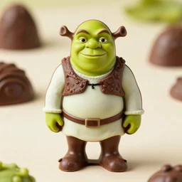 shrek themed chocolate