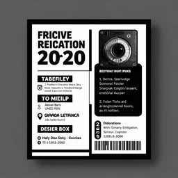 square shaped contemporary flyer design for a freelance graphic designer, layout design, black and white colour palette, industrial punk, IP, template layout