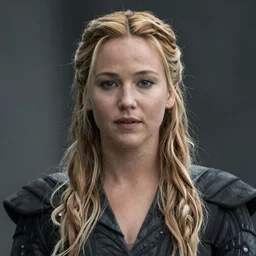 first shot of jennifer lawrence in game of thrones, ( eos 5 ds r, iso 1 0 0, f / 8, 1 / 1 2 5, 8 4 mm, postprocessed, crisp face, facial features )