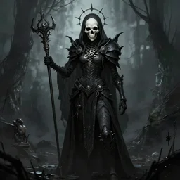 death character art dark fantasy 4 k