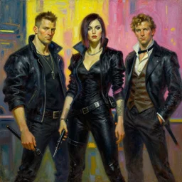 cyberpunk, painting by gaston bussiere, craig mullins, j. c. leyendecker, greg rutkowski