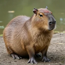 a photo of a capybara