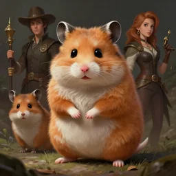 hamster fox hybrid, art by artgerm and greg rutkowski and magali villeneuve, d & d, fantasy, highly detailed, digital painting, trending on artstation, concept art, sharp focus, illustration