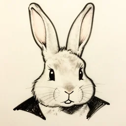 rabbit!!! jim lee!!! medium shot!! flat ink sketch by jim lee face close up headshot in the style of jim lee, x - men superhero comic book rabbit by jim lee