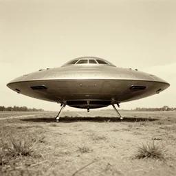 old photo of a ufo