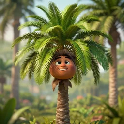 from the coco palm family,, silly, ultra realistic, unreal engine 5, depth of field, bokeh, octane render, 8 k hd,