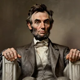 abraham lincoln as emperor palpatine, digital painting, extremely detailed, 4 k, intricate, brush strokes, mark arian, artgerm, bastien lecouffe - deharme