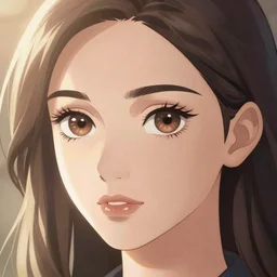 megan fox portrait, anime art, lo fi anime, character art, digital illustration, big eyes, semirealism