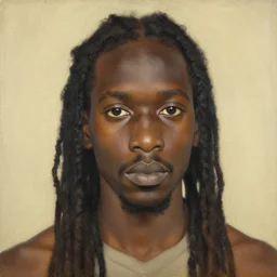 Portrait of Walui, artwork by Daniel Merriam,