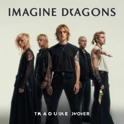 imagine dragons evolve album cover art, artstation award winner, high quality