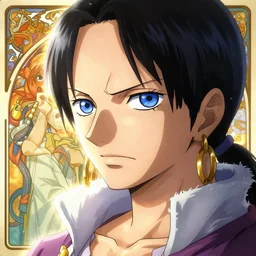 highly detailed vfx portrait of nico robin by eiichiro oda!, makoto shinkai, alphonse mucha, sharp focus, art by artgerm and greg rutkowski!, backlit, harsh overhead sunlight, blue eyes!!, large aquiline nose!!, stanley kybric, kaoru mori, yasuhisa hara, detailed, best of behance,