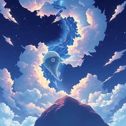 the sky, trending on artstation, anime 4 k