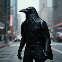 ultra black raven starring in hotline miami. 4 k. ultra - realism