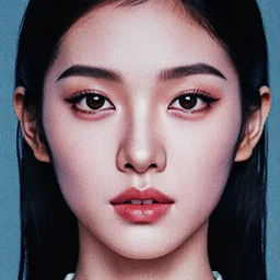 a screen for a face