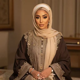 mekrhuf buraa in the style of sumaya moromi