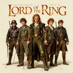 vintage retro 1 9 5 0 lord of the ring by maxim verehin