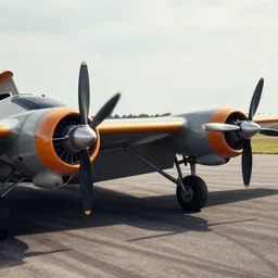 car with plane propellers attached to it