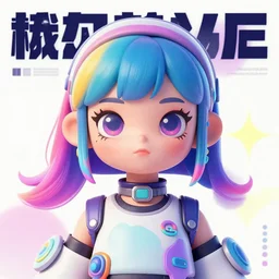 poster woman with futuristic streetwear and hairstyle, colourful, cute face, big eyes, dynamic portrait, full face shot, intricate eyes, beautiful, elegant, Anime by Kuvshinov Ilya, Cushart Krentz and Gilleard James, 4k, HDR, Trending on artstation, Behance, Pinterest, award winning