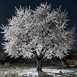 When I lived in Algiers, I would wait patiently all winter because I knew that in the course of one night, one cold, pure February night, the almond trees of Vallée des Consuls would be covered with white flowers. I would marvel then at the sight of this fragile snow resisting the rains and the wind from the sea