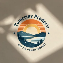 simplify product logo retro art