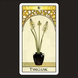 an art deco tarot card, ikebana, minimalist, elegant, concept art, illustration, bouguereau, rutkowski, artgerm, tamara de lepika, alphonse mucha