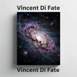 A cosmic dream nebulae, digital art by Vincent Di Fate