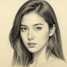 pencil art, detailed portrait of aly michalka, intricate, hyper detailed, realistic, oil painting, by yoshitaka amano, cinematic lighting
